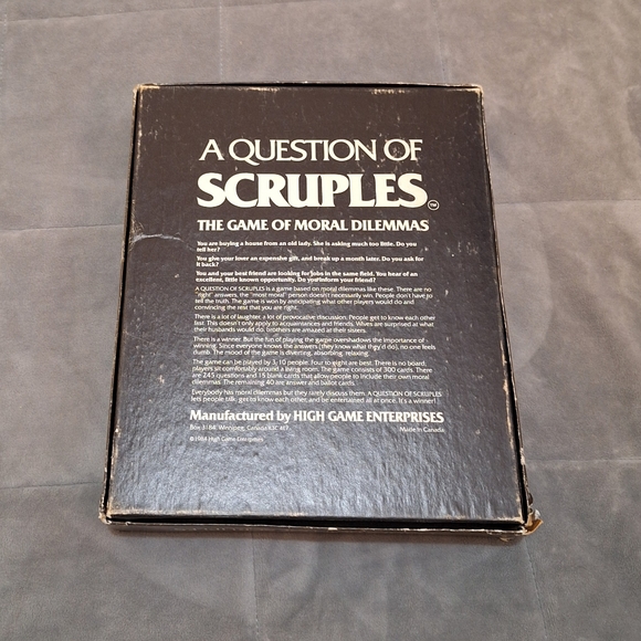 Vintage Scruples Game - Picture 2 of 3